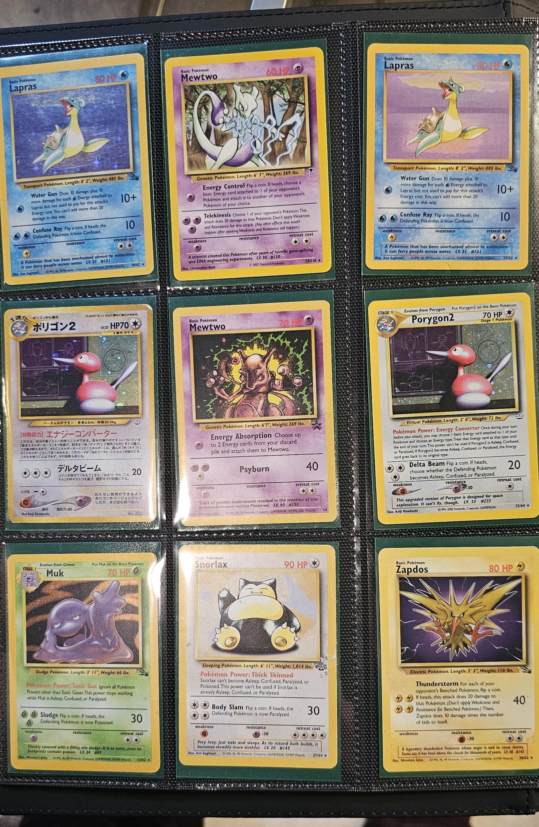 Got back into collecting recently, this binder is a bit of old and a bit of new.