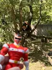 Red Ranger and Red Panda