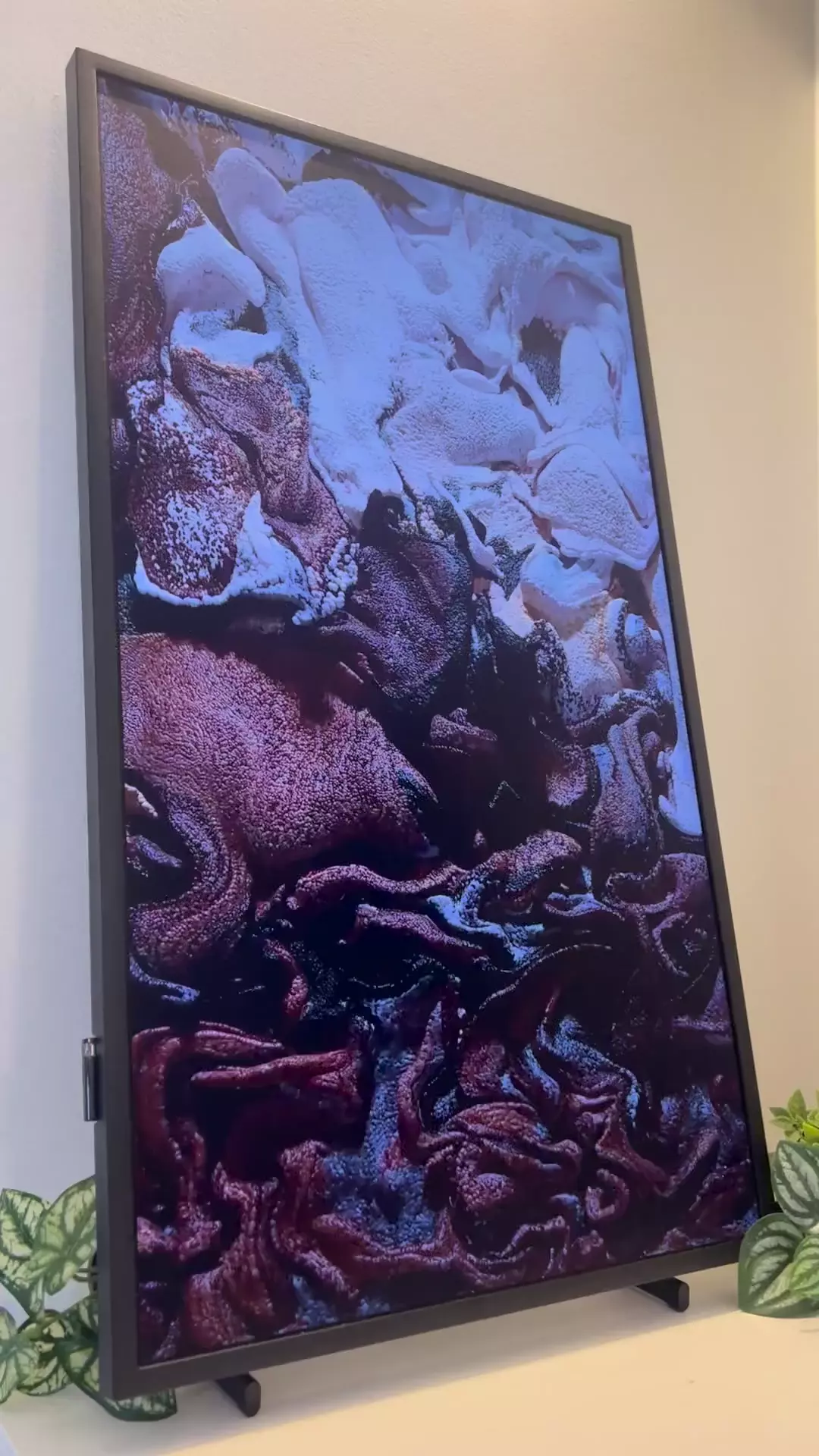 Refik Anadol - Unsupervised — Machine Hallucination — MoMA Fluid Dreams (2021), Feral File x Samsung Frame 32", Vertical