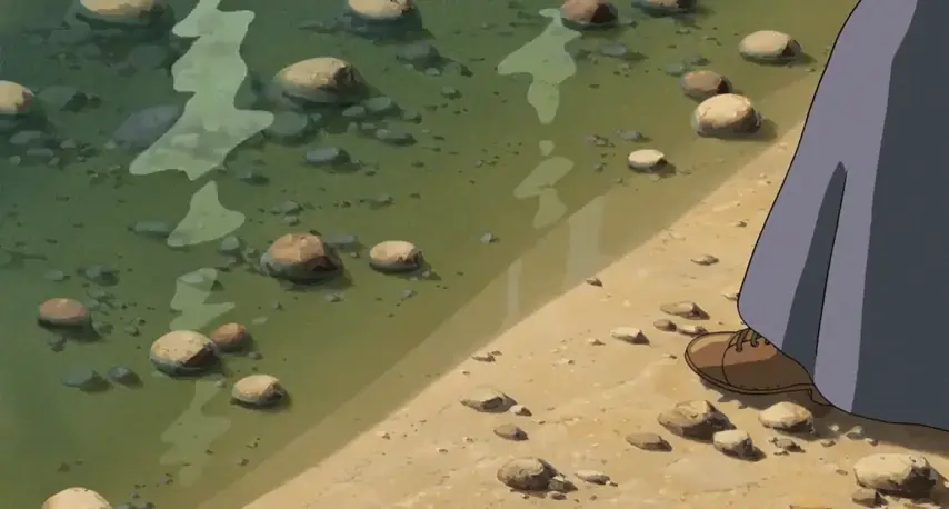 Resting by the lake - Howls Moving Castle