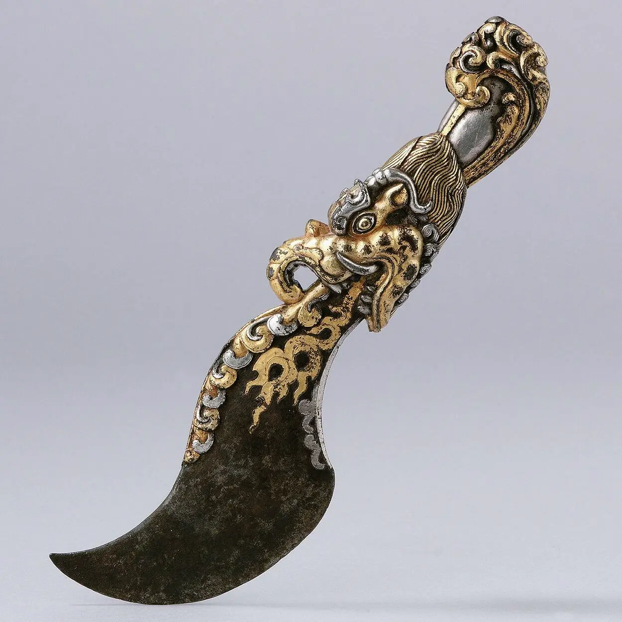 Discover more like ArtefactPorn: Ritual knife with gilded makara handle ...