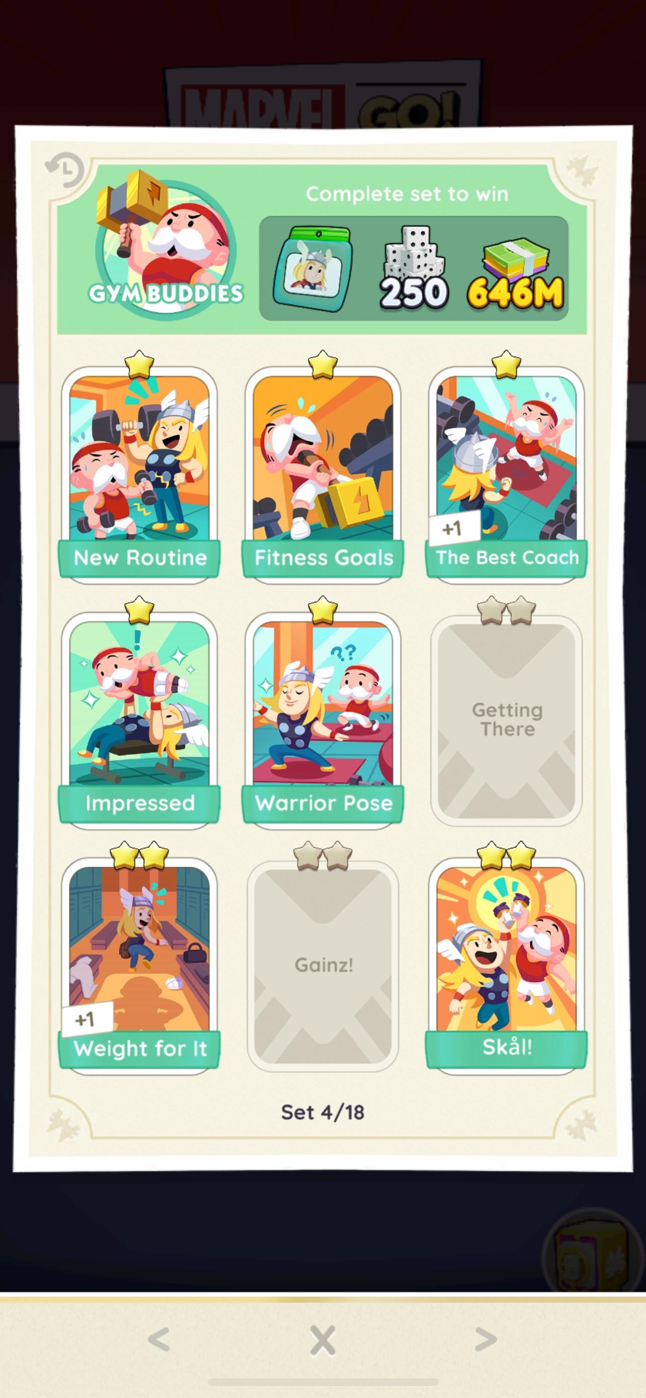 Trading to complete sets