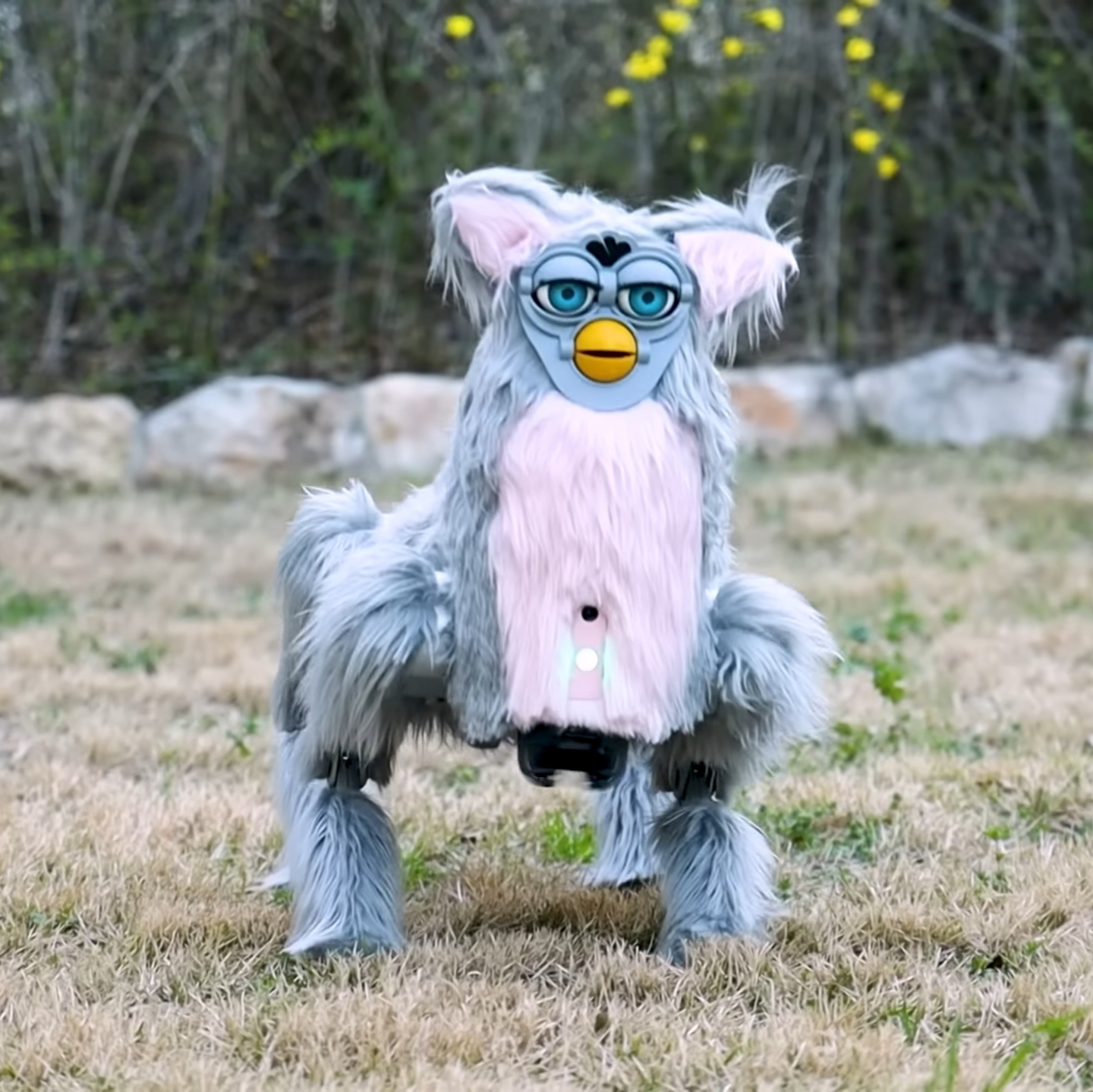Furbee Robot Furby dog on the YouTube channel
