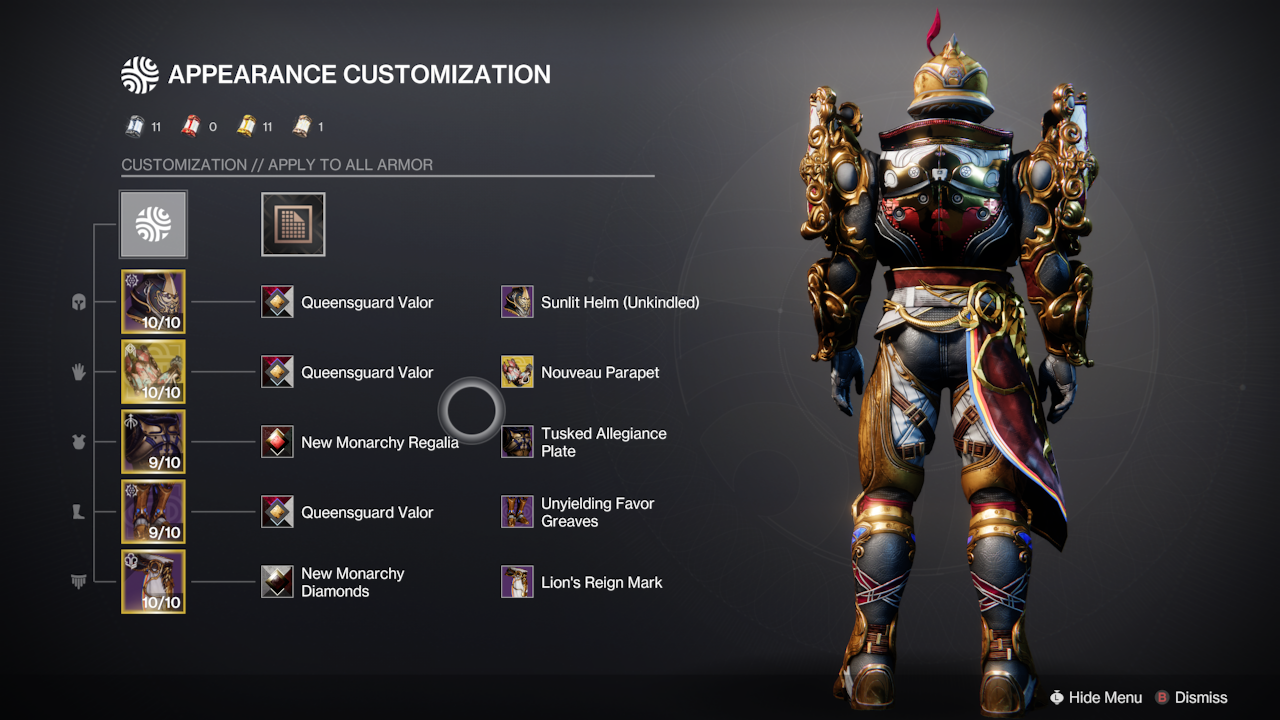 Armored Scorn Wraith, Paladin, Royal Palace Knight (Gaudy). Which Citan ...