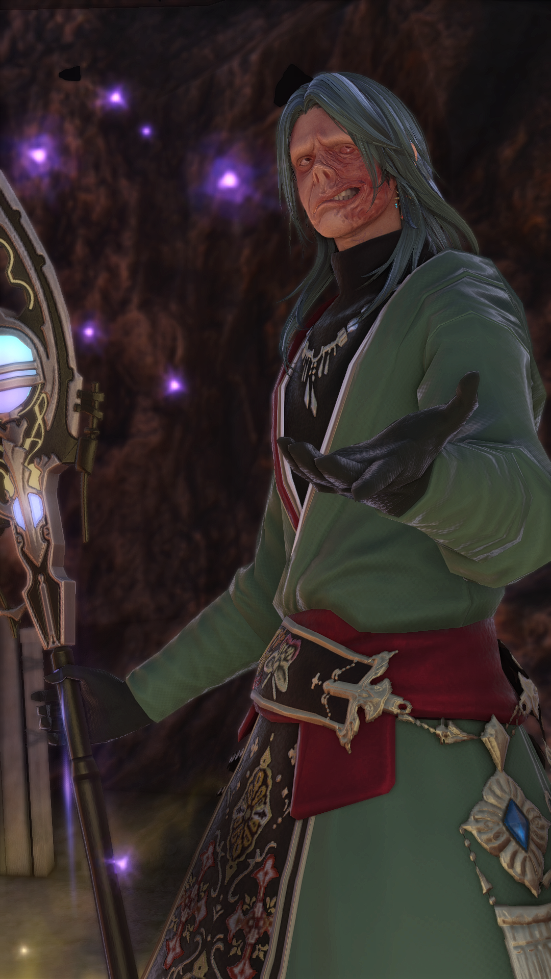 Made a custom sculpt to make my character more accurate to his lore and ended up super happy with it :')