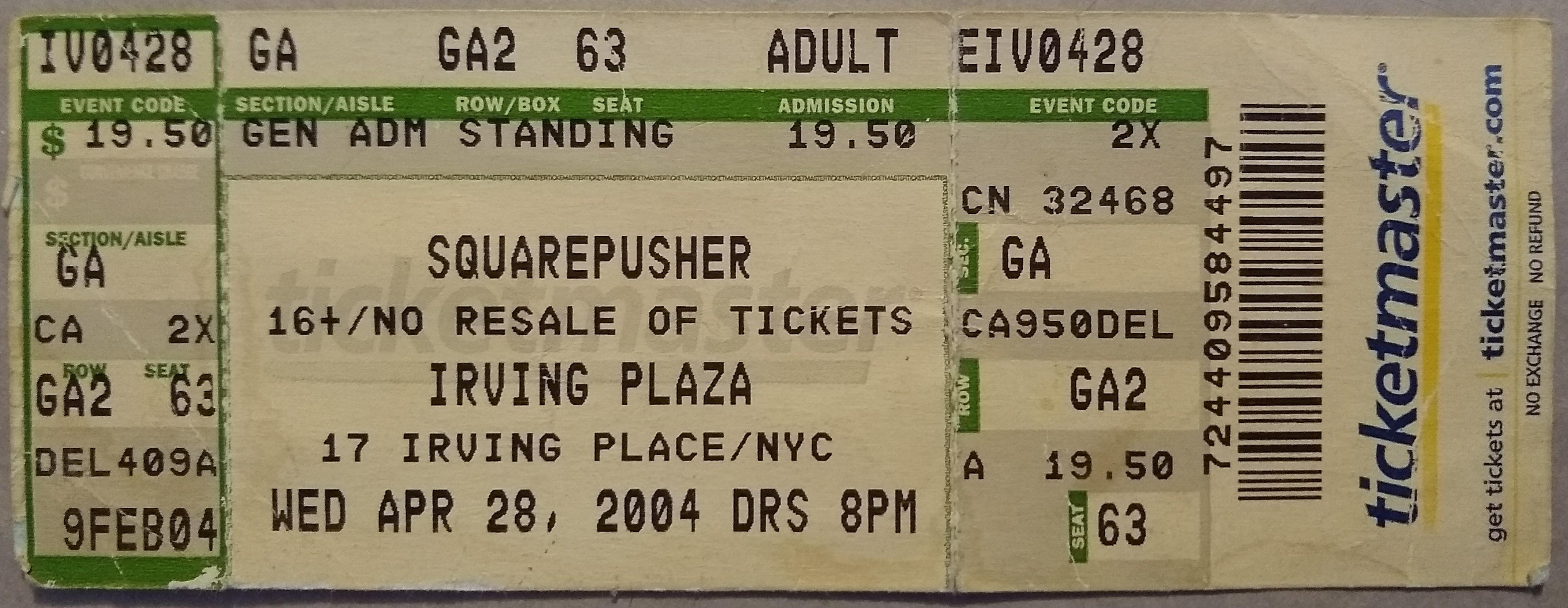 Saw Squarepusher For The First Time 15 Years Ago Today Scrolller