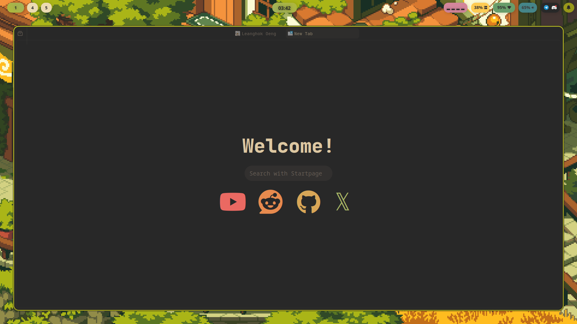 [Hyprland] Gruvbox Obsession Rice | Scrolller
