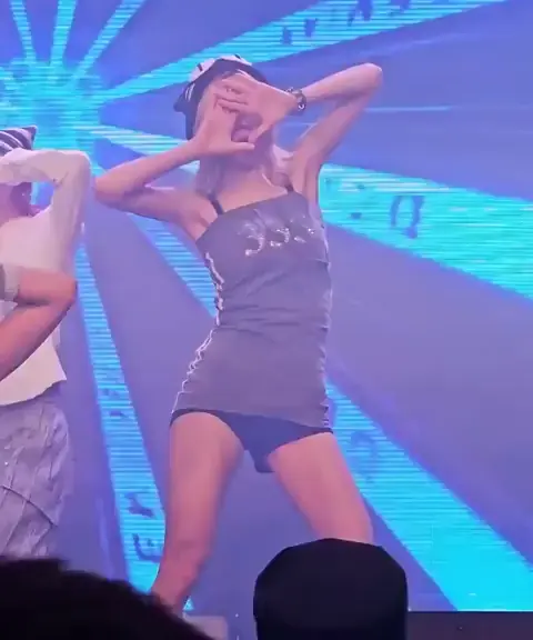 She forgot she had the cute hat on!