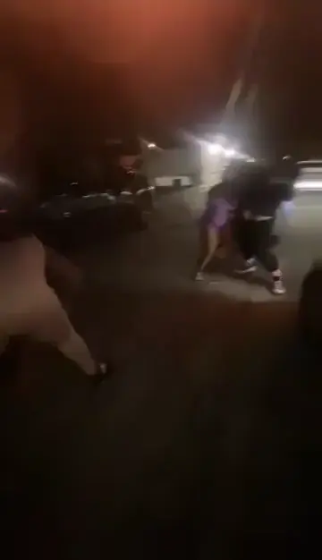 She got rocked, literally. 