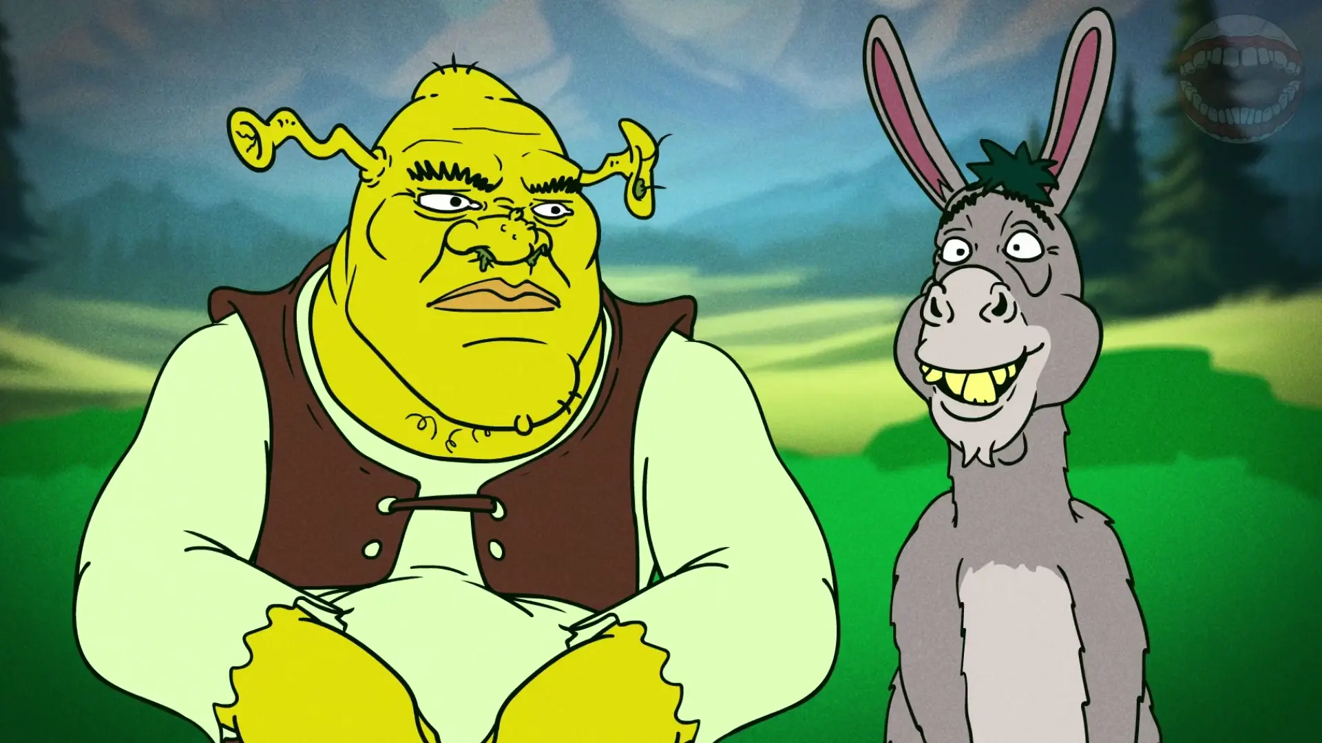 Shrek and Donkey friendship 