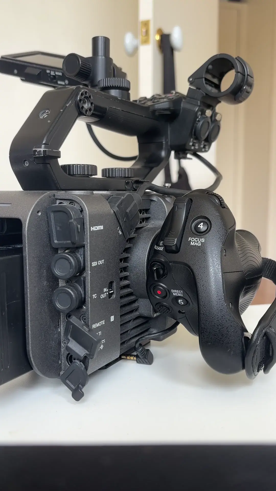 Side Handle Rotated Position