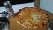 Sixpoint Tesla and a Four Cheese thin crust With extra homemade sauce