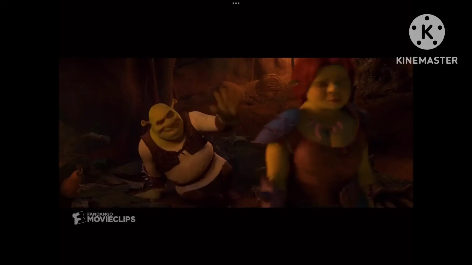 So here’s the scene of Shrek and Fiona training together in Shrek 4 but I made it slightly more wholesome :)