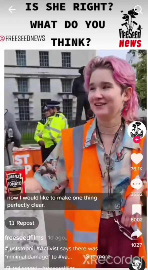 Soup girl speaks out