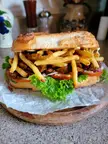 South African Masala Steak Gatsby
