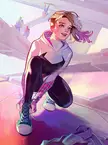 Spider Gwen, Across the Spider-Verse by @TholiaBentz