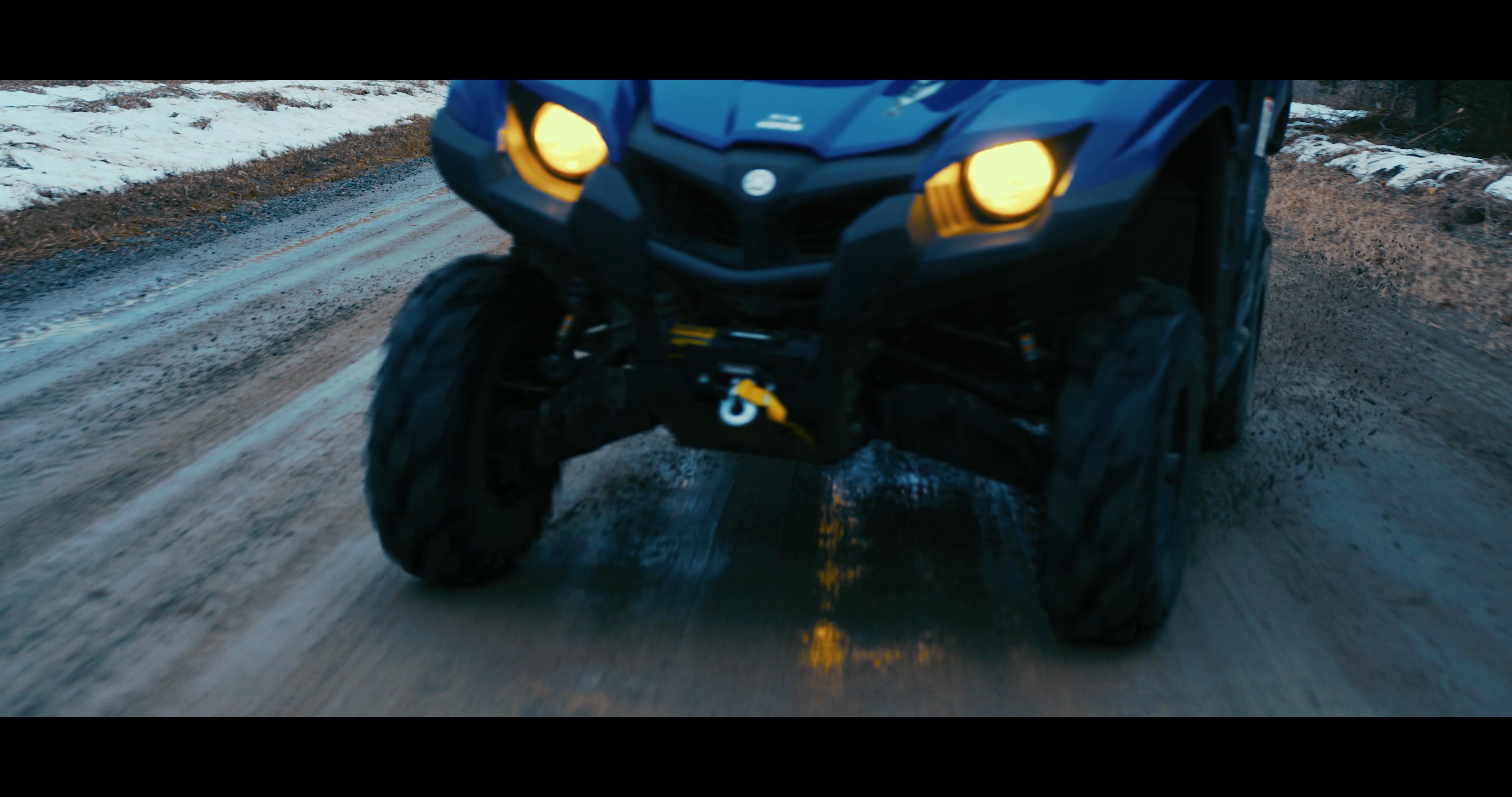Stills from Red Raven ATV Chase scene commercial | Scrolller