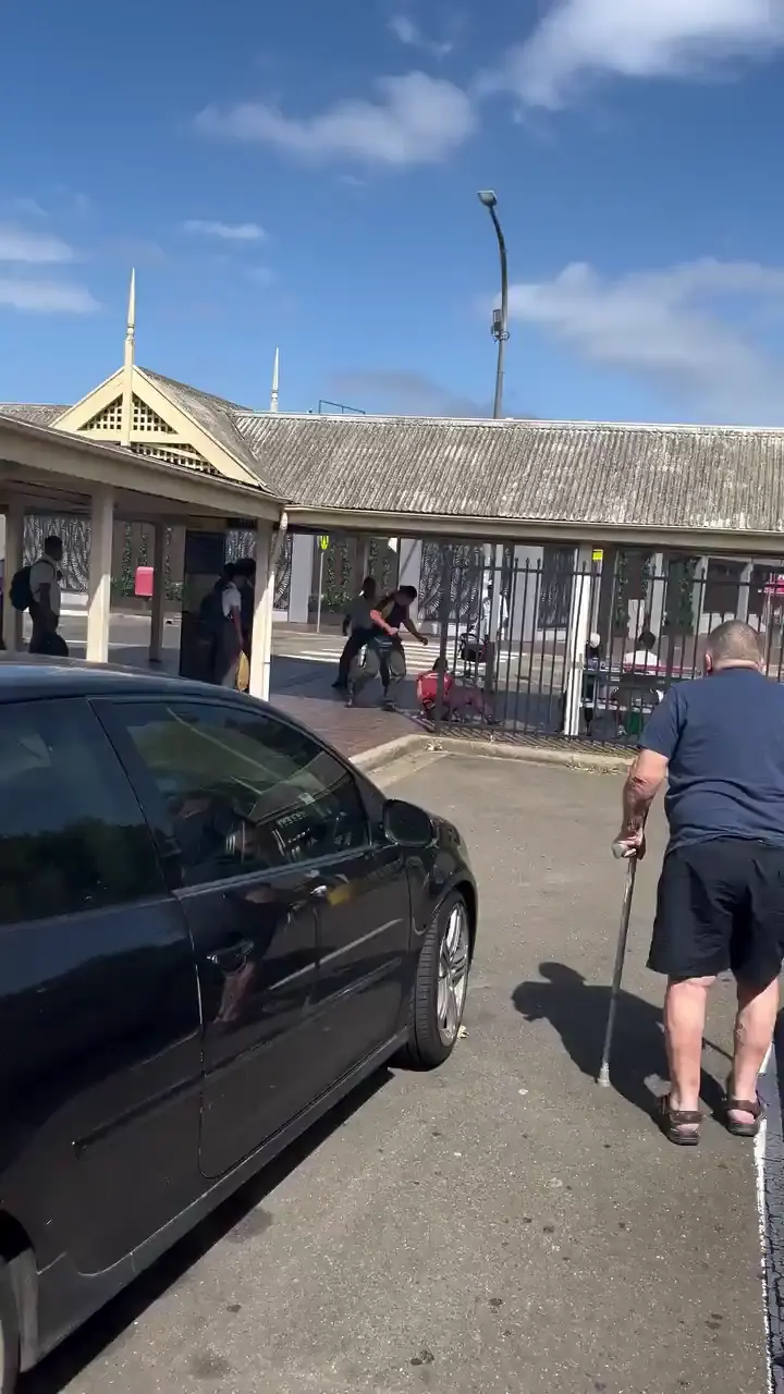 Stealing from physically impaired elderly man in a fight