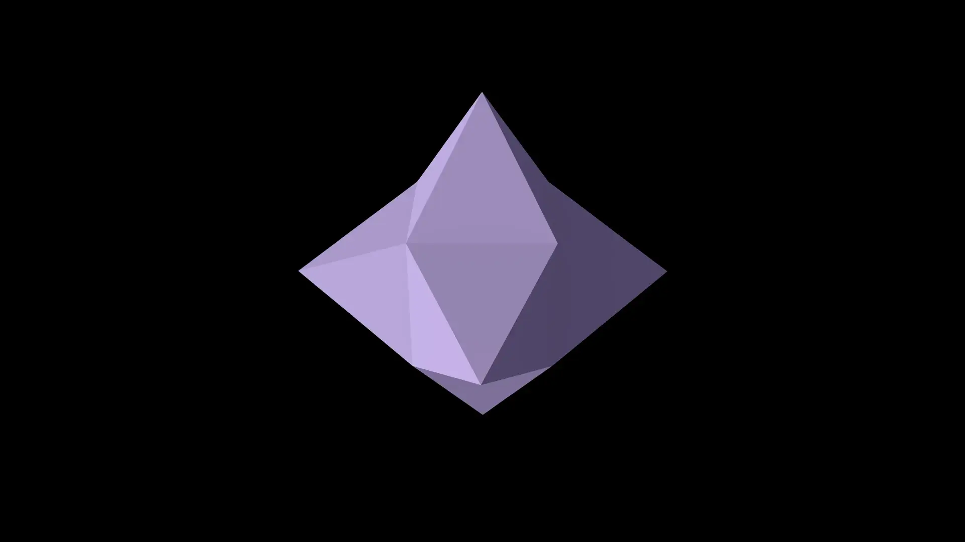 Stellated polyhedron from a cube