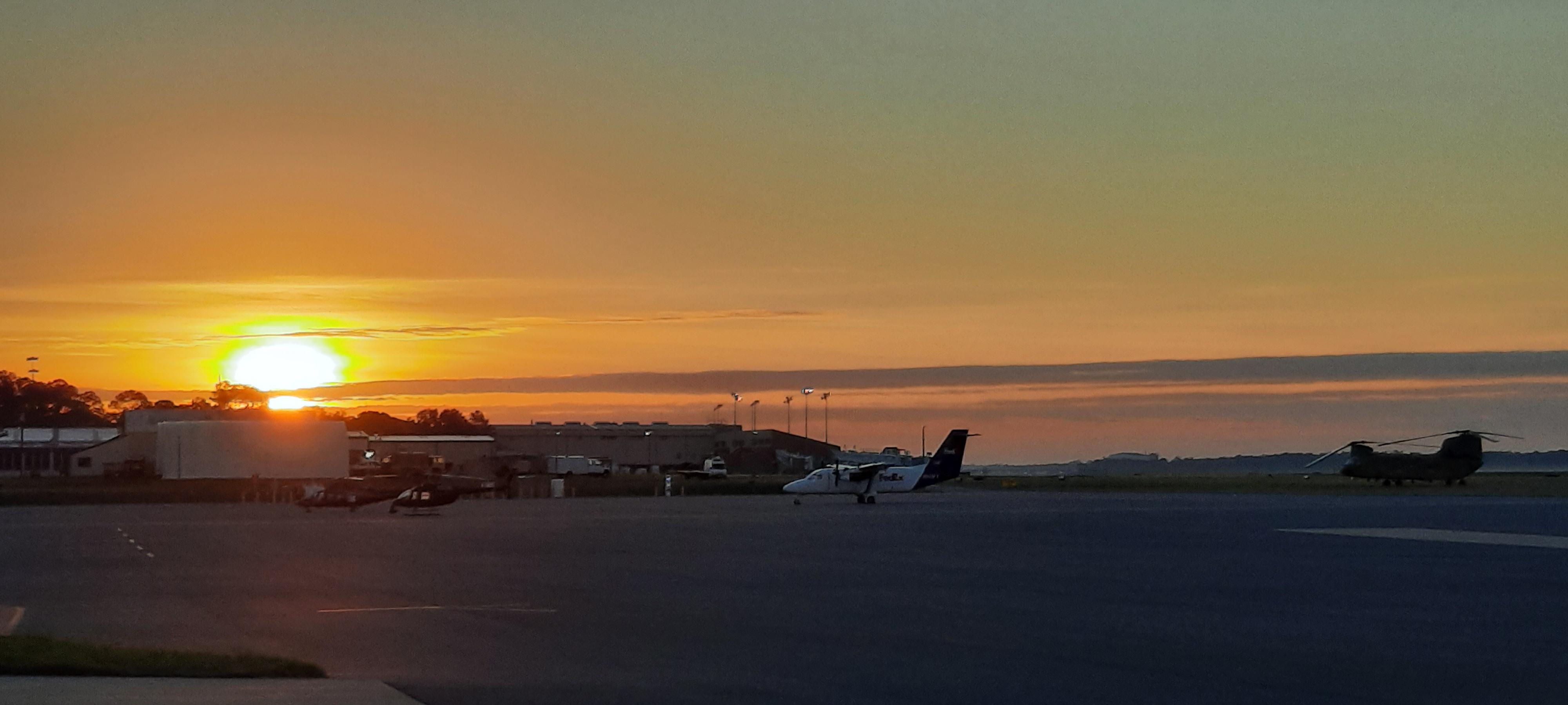 Sunrise North Florida post-storm.
