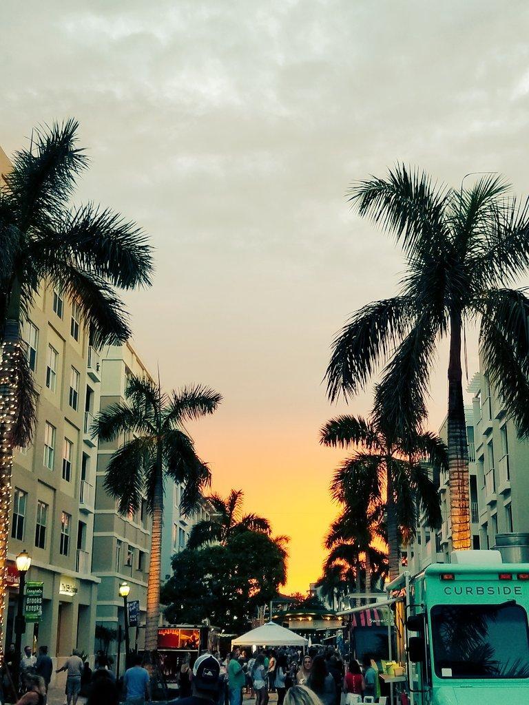 Sunset Over Jupiter Florida Scrolller