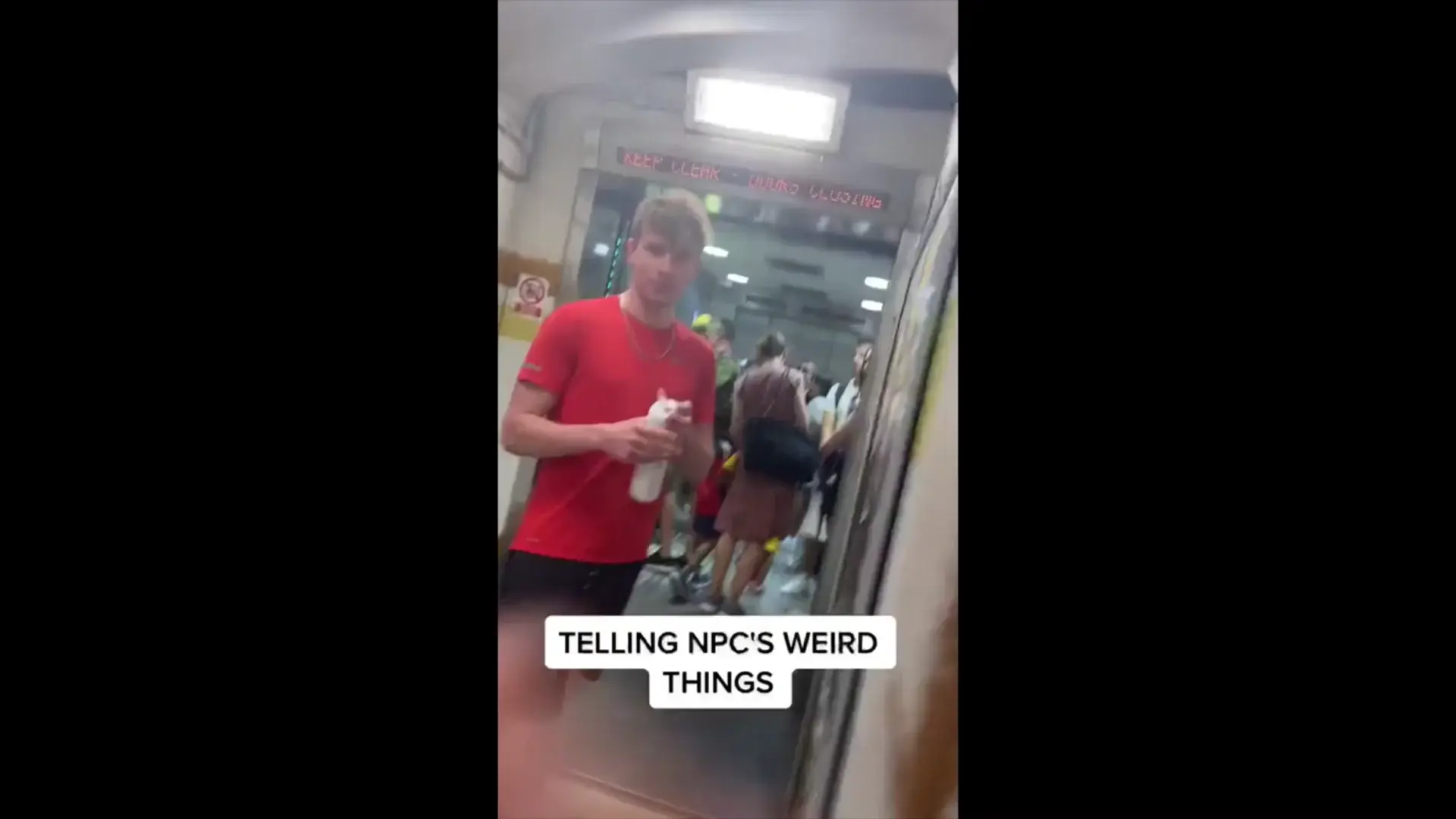 Telling NPC's Weird Things