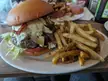 The Bacon Bleu Burger, The Hangout Restaurant & Beach Bar