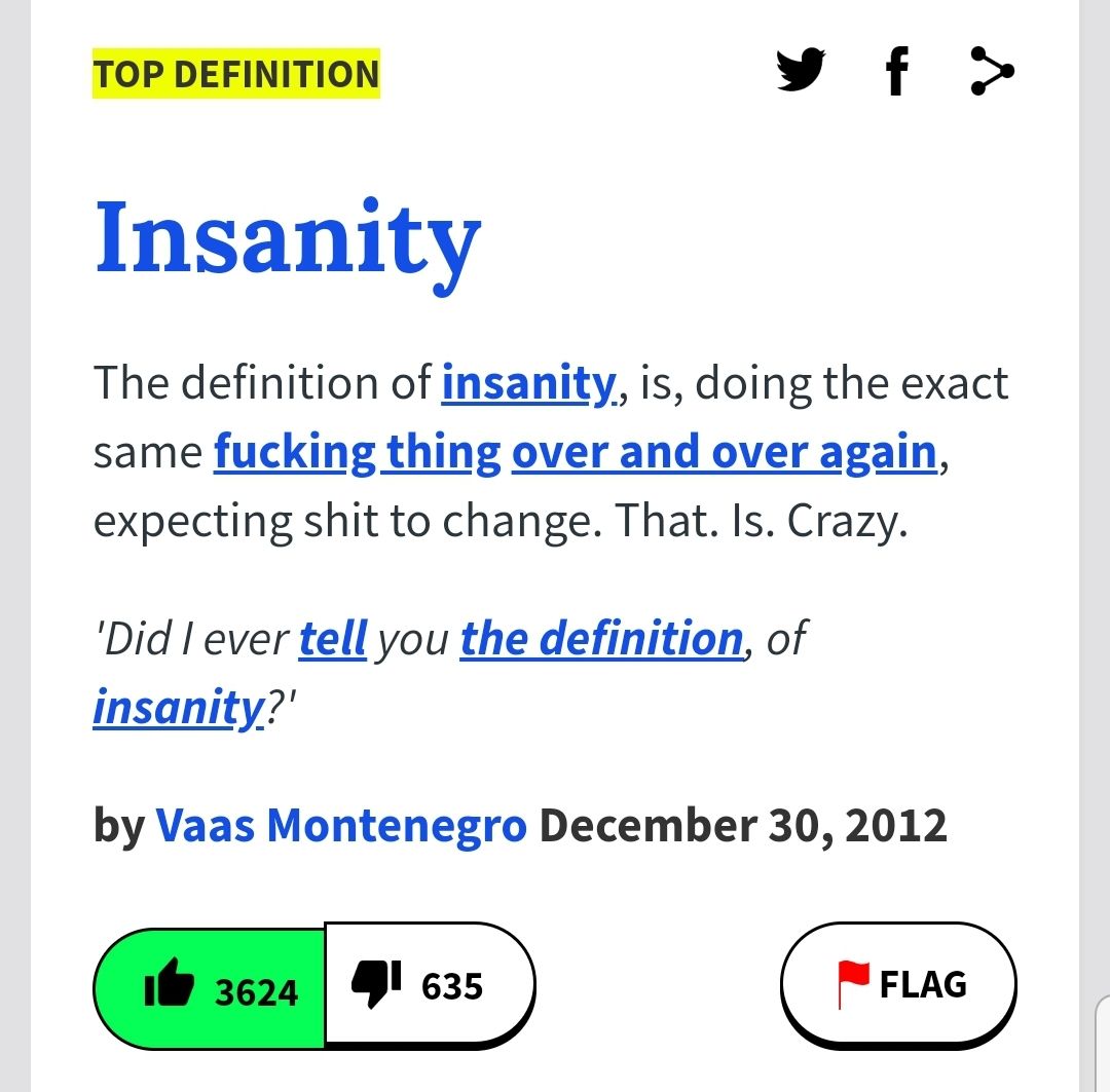 The Definition Of Insanity Scrolller