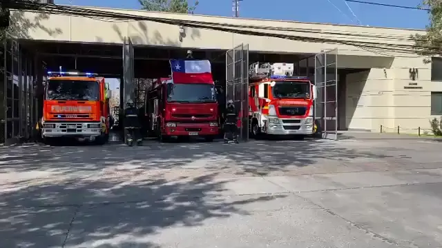 The fifteenth fire company of Santiago (German Company) Chile, makes a call to the community by sounding its sirens to protect itself against Covid-19