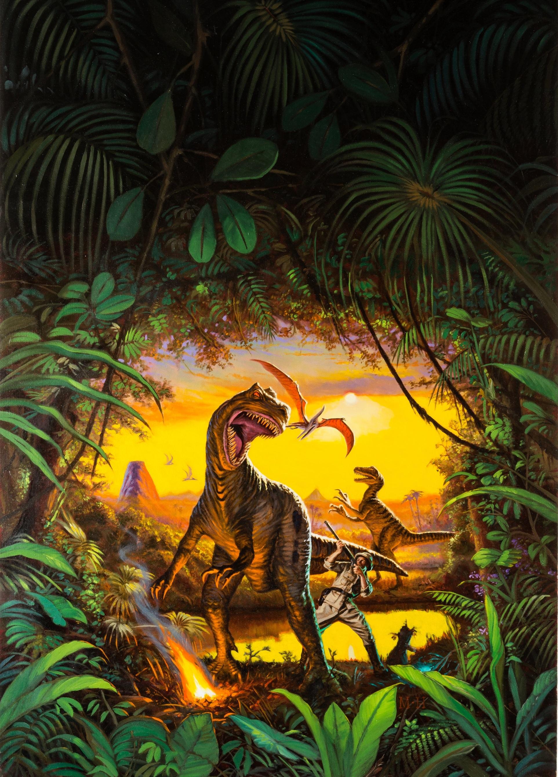 The Land That Time Forgot cover art by Michael Herring