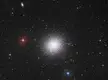 The M13 Globular Cluster in Hercules is a system of stars numbering in the hundreds of thousands, it is one of the brightest globular star clusters in the northern sky. (Credit & Copyright: Noel Carboni, Digitized Sky Survey)