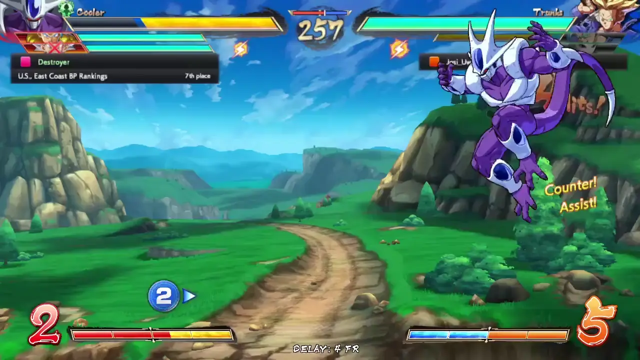 The super dash technique is too strong.
