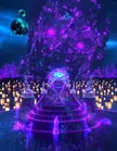 The Temple of The False God. made by me 2022. a still image of an animation.