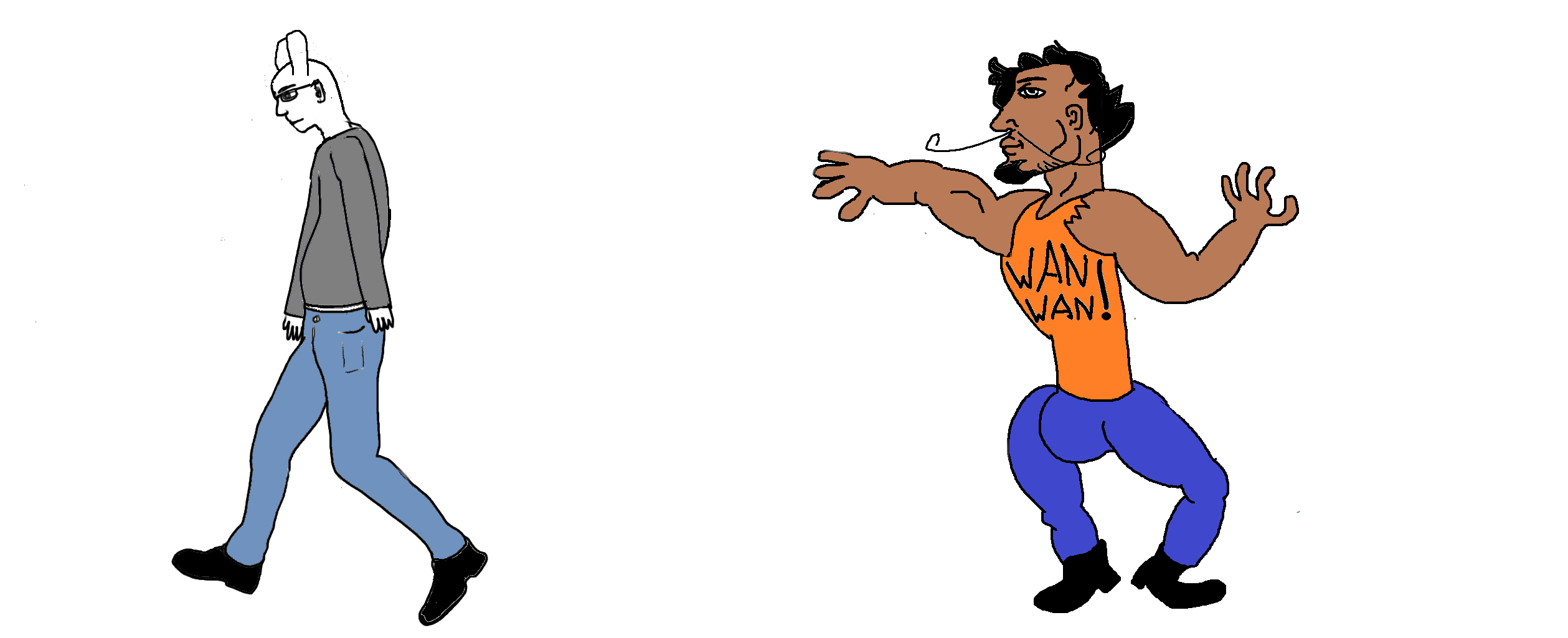 The virgin Ding Dong vs the CHAD Julian template | Scrolller