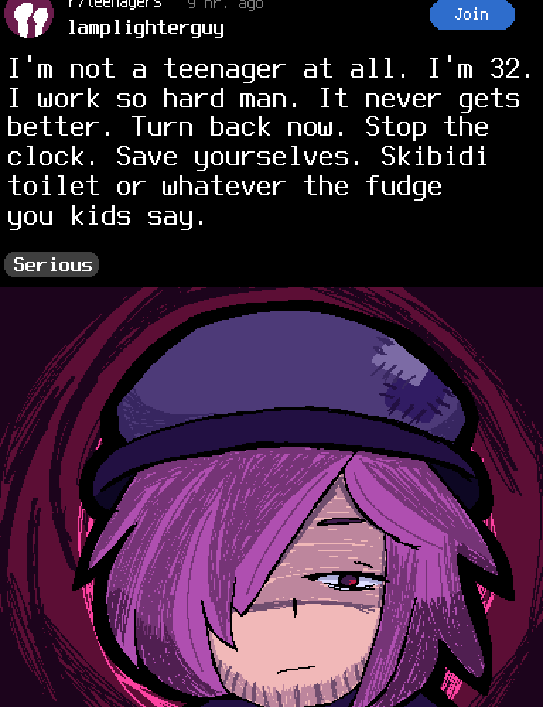 this is his first and final reddit post