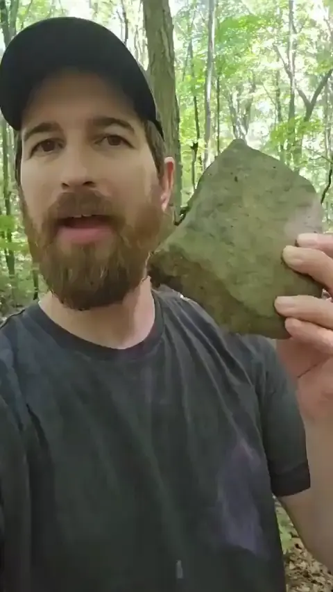 This is what happens when you heat stones that have absorbed moisture. Keep that in mind if you're going to imitate these cooking videos in the wild.