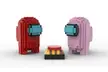 This new LEGO IDEAS model called "AMONG US: THE EMERGENCY MEETING SHOWDOWN" by user FashionableSamukai needs 10,000 supporters for the chance of becoming a real LEGO set.