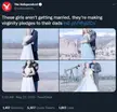 Those are fathers with their daughters who just took a virginity pledge.