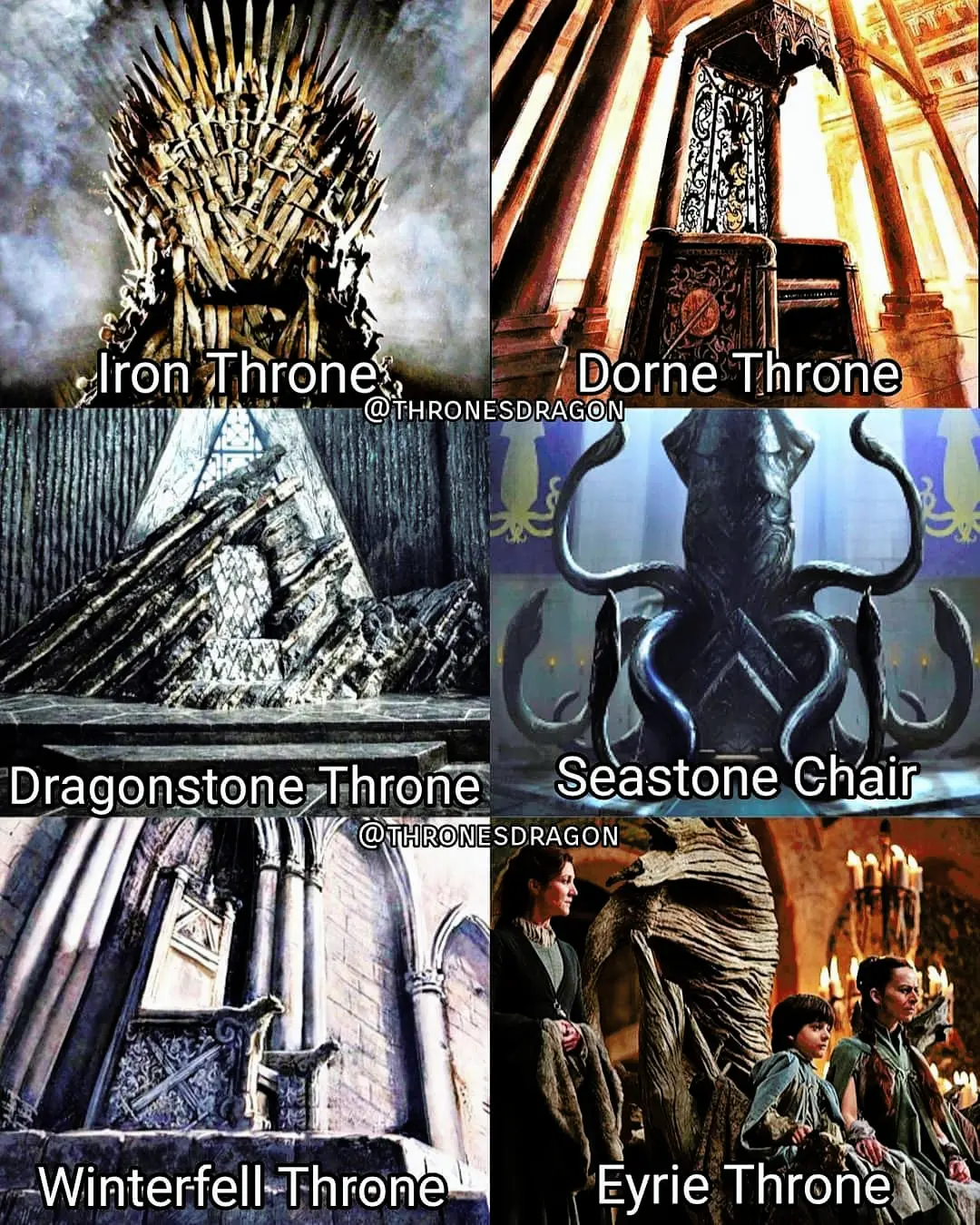Thrones of Power: The Iconic Seats from Game of Thrones | Scrolller