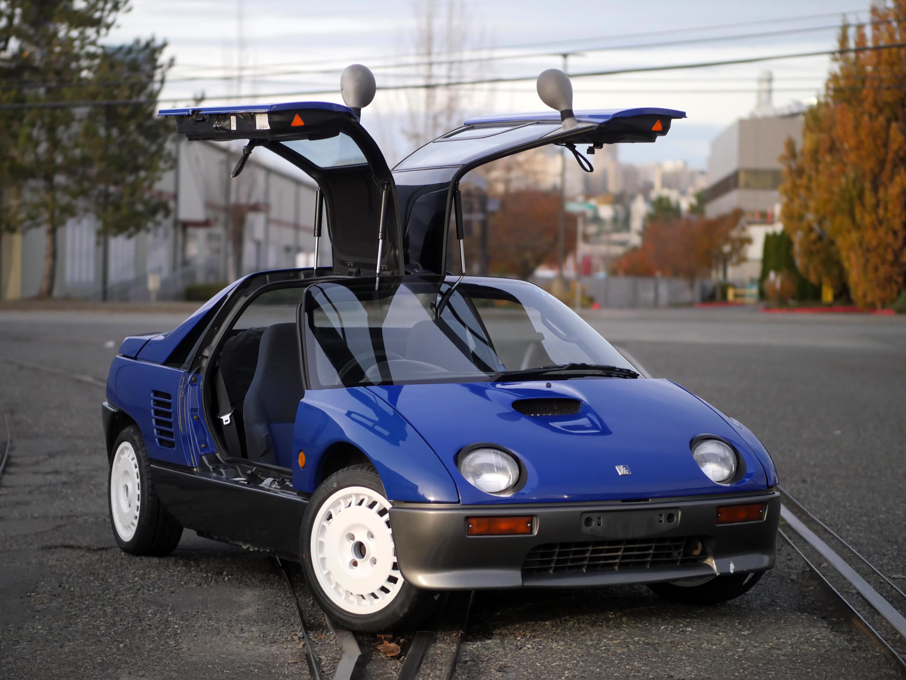 Mid Engine Convertible Rear Tiny car porn: Autozam AZ-1, a light, rear mid-engined, gullwing door ...