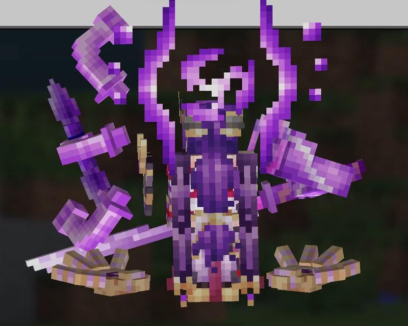 Raidgen Minecraft Discover more like Minecraft: I made a Raiden Shogun model in Minecraft ...
