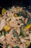 Tried making a chicken stir fry for tonight’s dinner. Turned out good. 