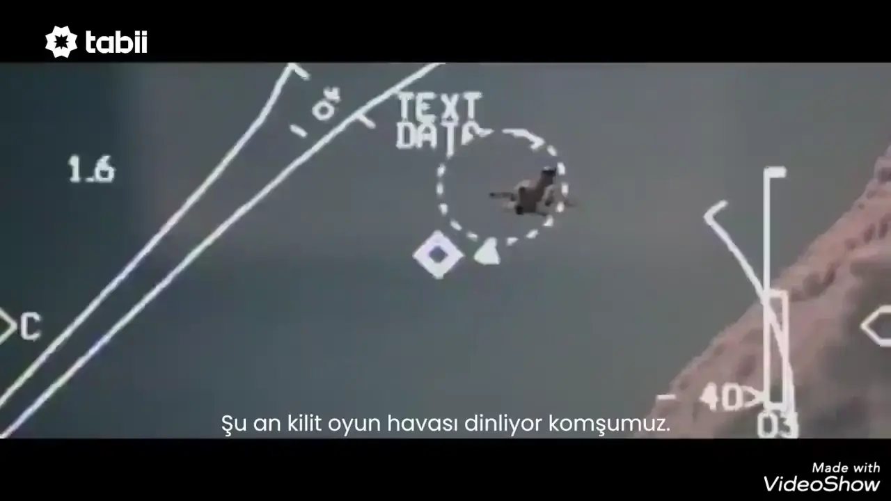 Turkish F16 locks on Greek F16 during dogfights over North Mediterranean. 