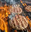 Twice ground sirloin burgers