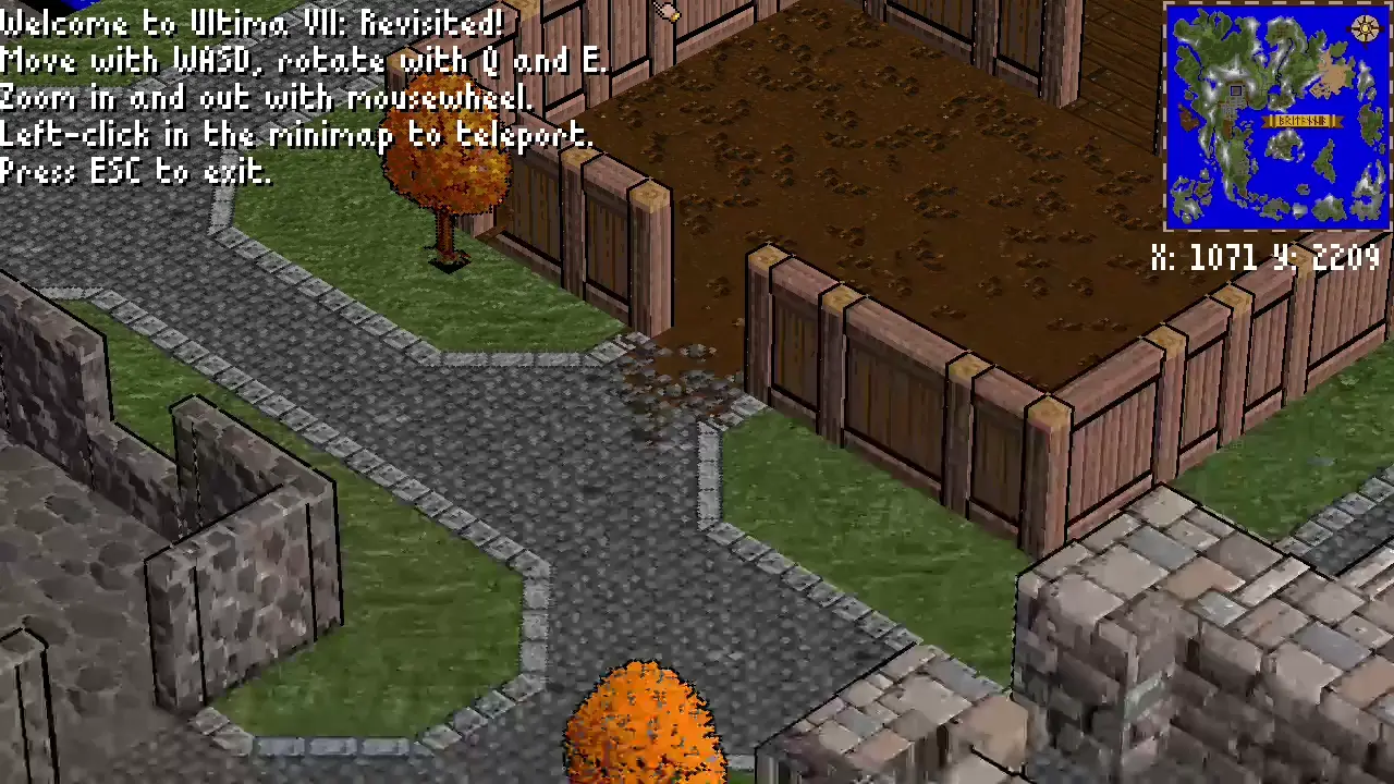 Ultima VII: Revisited version 0.0.2 released! Check the comments for how to download and run this yourself!