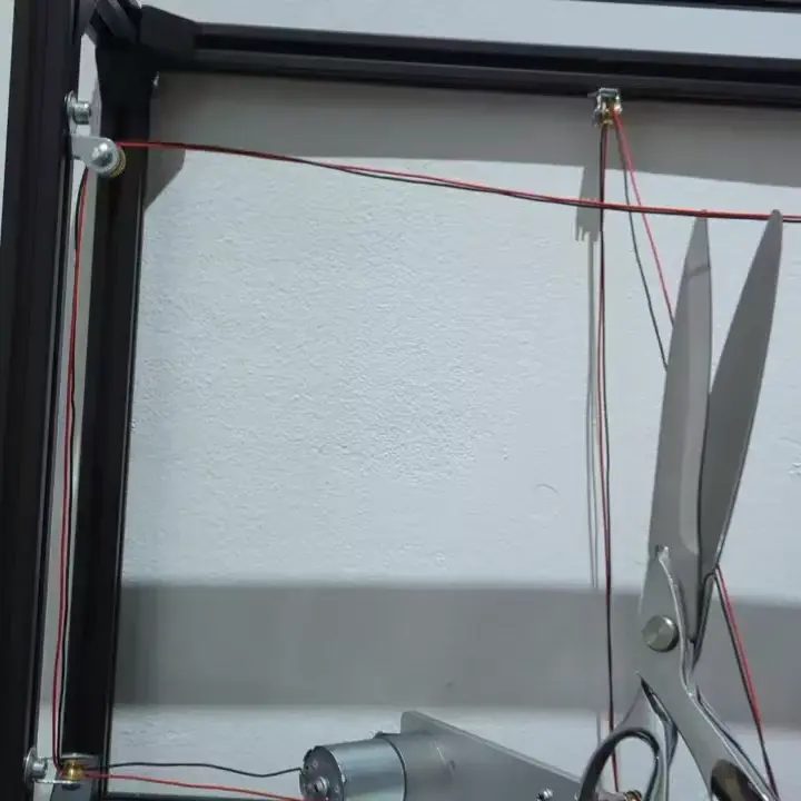 Upgraded my prototype scissors into an art installation that's now on ...