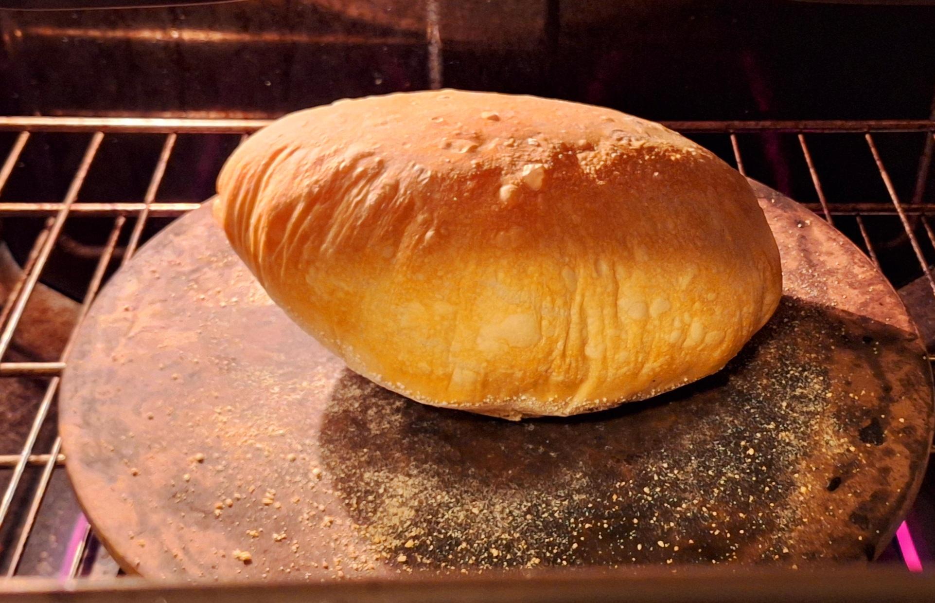 Oddly inflated ciabatta (esque bread)