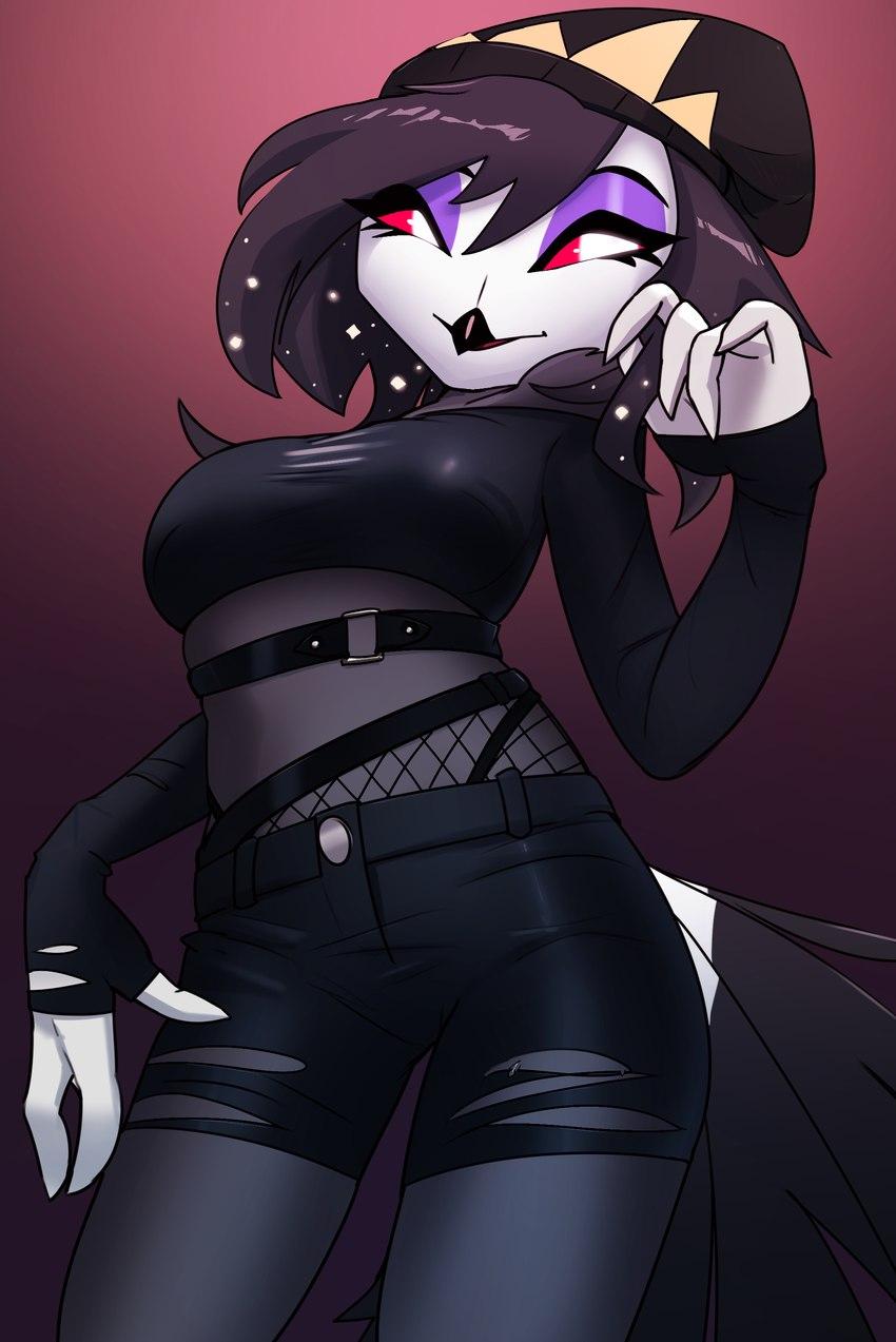 Busty anthro and monster girl characters in lingerie and nude poses for roleplay refs