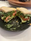 Veggie sandwich (i know not the best plating) 