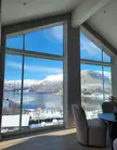 View of Hornindalsvatnet, the deepest lake in Europe. Hornindal, Norway